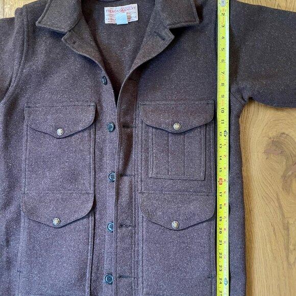 Filson Mackinaw Cruiser, Brown, Small 36 - Picture 3 of 5